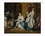 Morning toilet (After François Boucher) by Pehr Hilleström
