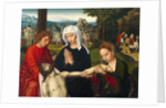 Pietà at the Foot of the Cross, ca 1530 by Ambrosius Benson