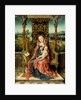 Madonna and Child Enthroned, c. 1510 by Aelbrecht Bouts