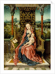 Madonna and Child Enthroned, c. 1510 by Aelbrecht Bouts