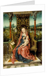 Madonna and Child Enthroned, c. 1510 by Aelbrecht Bouts