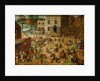 Children?s Games, 1560 by Pieter Bruegel the Elder