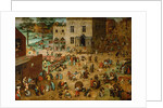 Children?s Games, 1560 by Pieter Bruegel the Elder