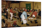 The Peasant Wedding, ca 1568 by Pieter Bruegel the Elder