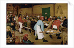 The Peasant Wedding, ca 1568 by Pieter Bruegel the Elder
