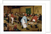 The Peasant Wedding, ca 1568 by Pieter Bruegel the Elder