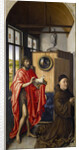 Saint John the Baptist and the Franciscan Heinrich von Werl, 1437 by Robert Campin
