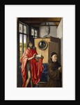 Saint John the Baptist and the Franciscan Heinrich von Werl, 1437 by Robert Campin
