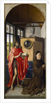 Saint John the Baptist and the Franciscan Heinrich von Werl, 1437 by Robert Campin