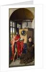 Saint John the Baptist and the Franciscan Heinrich von Werl, 1437 by Robert Campin
