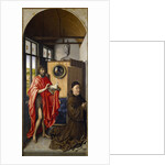 Saint John the Baptist and the Franciscan Heinrich von Werl, 1437 by Robert Campin