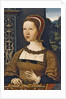 Portrait of Isabella of Austria, Queen of Denmark, ca 1524 by Jacob Cornelisz van Oostsanen