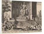 The Statue of Jupiter at Olympia by Philipp Galle