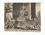 The Statue of Jupiter at Olympia by Philipp Galle