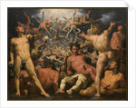 The Fall of the Titans, ca 1590 by Cornelis Cornelisz. van Haarlem