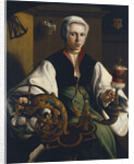 Portrait of a Lady spinning, ca 1531 by Maarten Jacobsz van Heemskerck