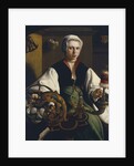 Portrait of a Lady spinning, ca 1531 by Maarten Jacobsz van Heemskerck