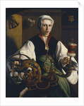 Portrait of a Lady spinning, ca 1531 by Maarten Jacobsz van Heemskerck