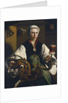 Portrait of a Lady spinning, ca 1531 by Maarten Jacobsz van Heemskerck