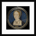Portrait of Mary I of England, ca 1521-1525 by Lucas Horenbout