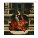 The Madonna and Child Enthroned, 16th century by Adriaen Isenbrant