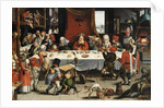 Burlesque Feast, c. 1550 by Jan Mandyn