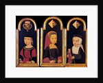 Archduke Charles, the later Holy Roman Emperor Charles V., with his sisters Eleanor and Isabella at the age of 2 years, 1502 by Master of St.Georgsgilde