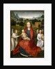 Virgin and child and two angels, 1480-1490 by Hans Memling
