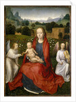 Virgin and child and two angels, 1480-1490 by Hans Memling