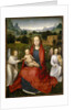 Virgin and child and two angels, 1480-1490 by Hans Memling