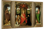 Small Triptych of St. John the Baptist, c. 1490 by Hans Memling
