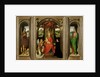 Small Triptych of St. John the Baptist, c. 1490 by Hans Memling