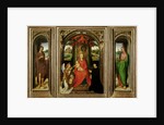 Small Triptych of St. John the Baptist, c. 1490 by Hans Memling