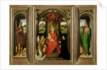 Small Triptych of St. John the Baptist, c. 1490 by Hans Memling