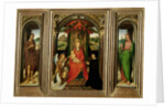 Small Triptych of St. John the Baptist, c. 1490 by Hans Memling