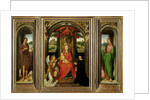 Small Triptych of St. John the Baptist, c. 1490 by Hans Memling