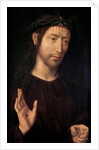 The Man of Sorrows Blessing, 1480-1490 by Hans Memling