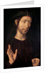 The Man of Sorrows Blessing, 1480-1490 by Hans Memling