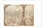 Sharing Out the Game, 1525-1535 by Bernaert van Orley
