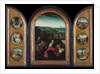 Rest on the Flight into Egypt (Triptych), ca 1515 by Follower of Joachim Patinir