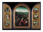 Rest on the Flight into Egypt (Triptych), ca 1515 by Follower of Joachim Patinir