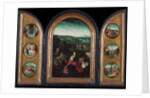 Rest on the Flight into Egypt (Triptych), ca 1515 by Follower of Joachim Patinir