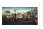 Portuguese Carracks off a Rocky Coast, c.1540 by Follower of Joachim Patinir