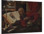 Saint Jerome in his Cell by Marinus Claesz van Reymerswaele