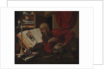 Saint Jerome in his Cell by Marinus Claesz van Reymerswaele