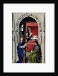 The Nativity of John the Baptist (The Altar of St. John, left panel), ca 1455 by Rogier van der Weyden