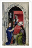 The Nativity of John the Baptist (The Altar of St. John, left panel), ca 1455 by Rogier van der Weyden