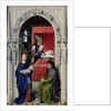The Nativity of John the Baptist (The Altar of St. John, left panel), ca 1455 by Rogier van der Weyden