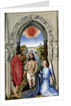 The Baptism of Christ (The Altar of St. John, middle panel), ca 1455 by Rogier van der Weyden