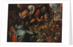 The fruit and vegetable seller, c. 1618 by Joachim Wtewael